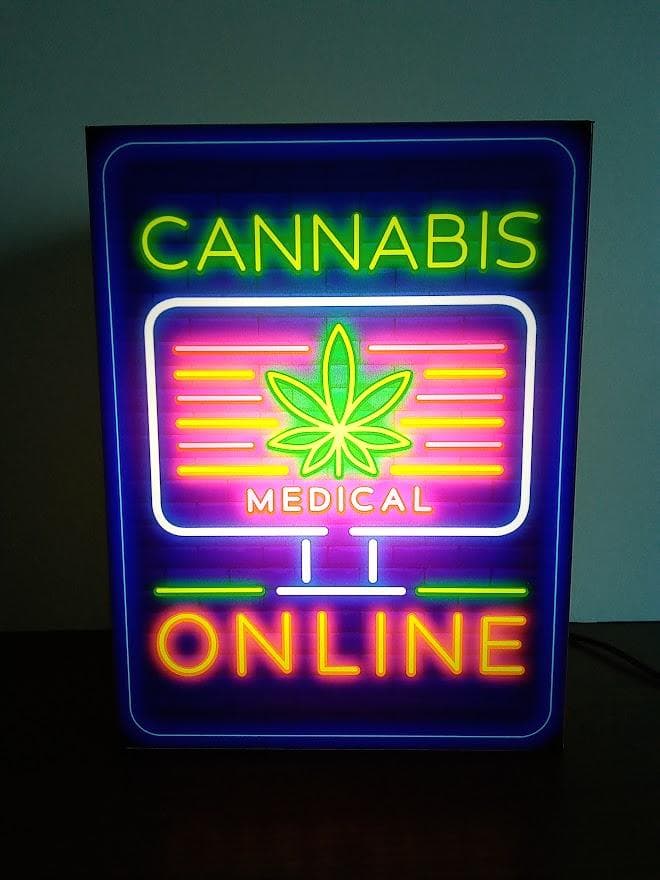 アメリカン雑貨 大麻 ガンジャ レゲエ ベイプ 看板 置物 雑貨 ライトBOX
