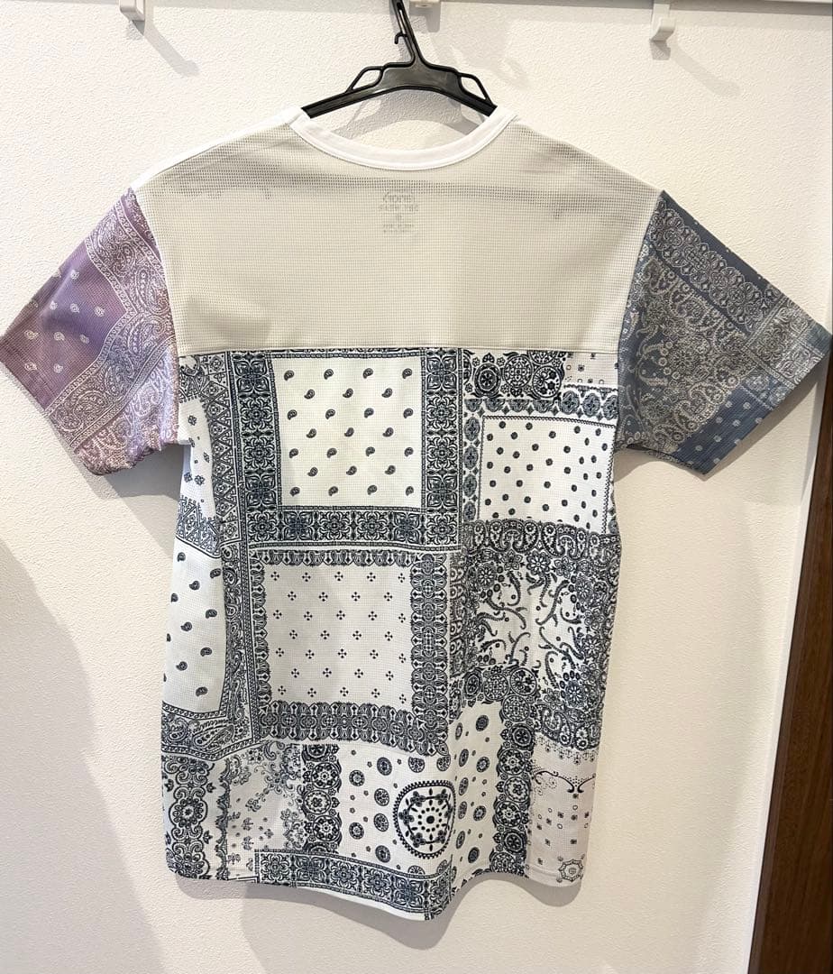 【ranor 】ラナー バンダナ柄ポケット付き半袖Tシャツ