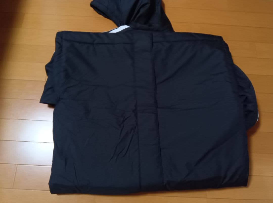 新品adidasアディダスボアキルティングベンチコートL黒ブラック