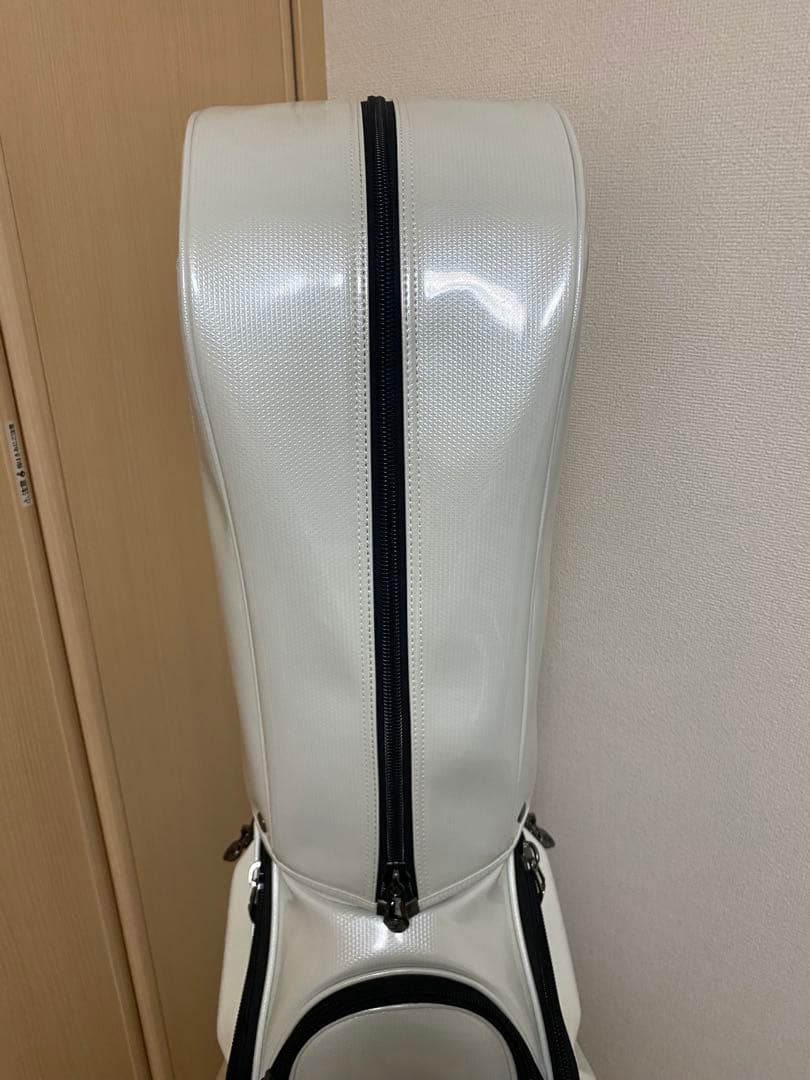 ADMRIAL ゴルフバッグ ホワイト ブラック