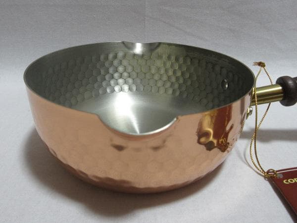 銅の名門COPPER 100新光金属カッパープチフライパンミニナベ1人用片手小鍋