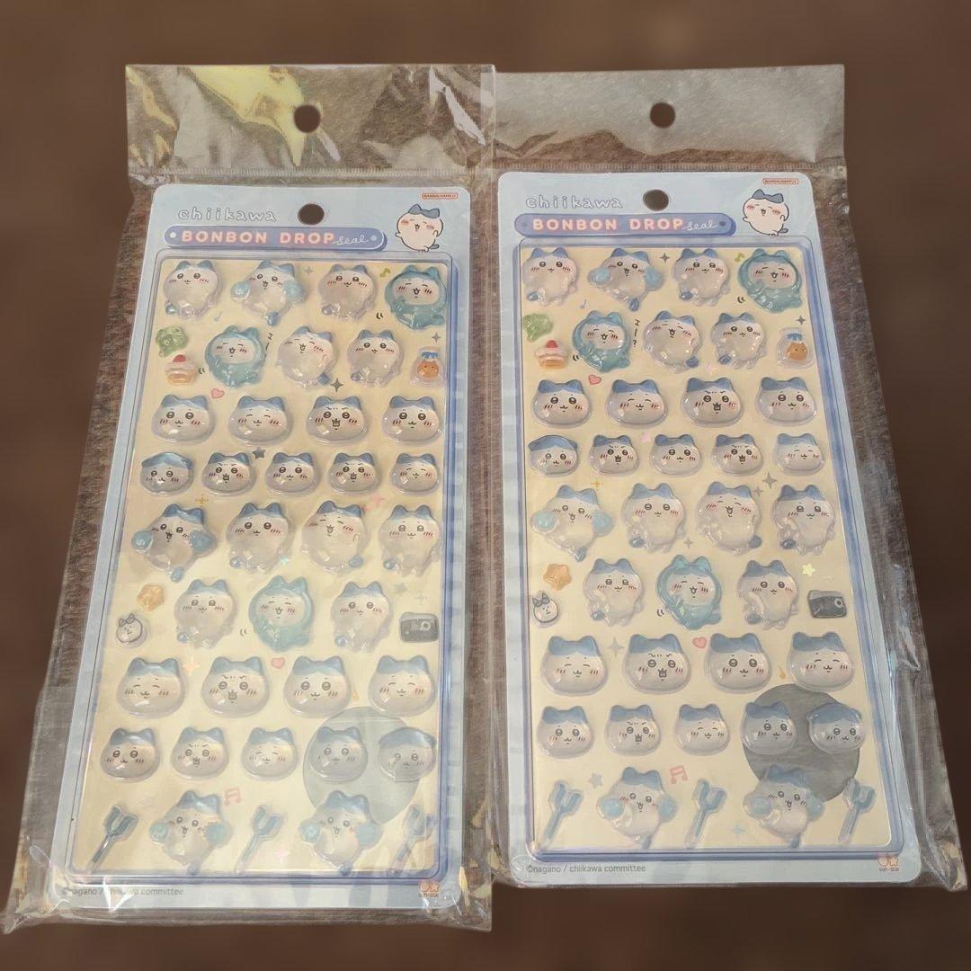 【正規品】ボンボンドロップシール　ハチワレ　うさぎ　クロミ　サンリオ　12枚