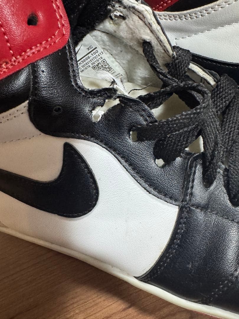 NIKE AIR JORDAN1 ツマ黒 ジョーダン