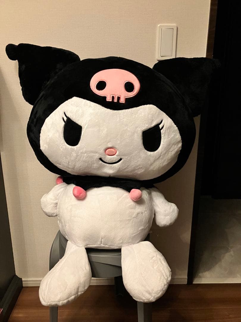 サンリオ クロミ 特大 ぬいぐるみ むにゅぐるみ 全長60㎝ 完売品 タグ無