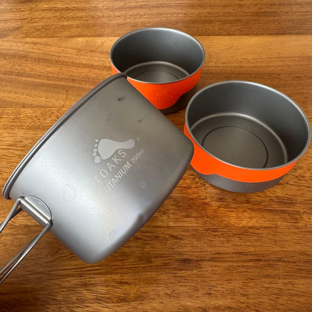 TOAKS Light Titanium Pot 700ml セット