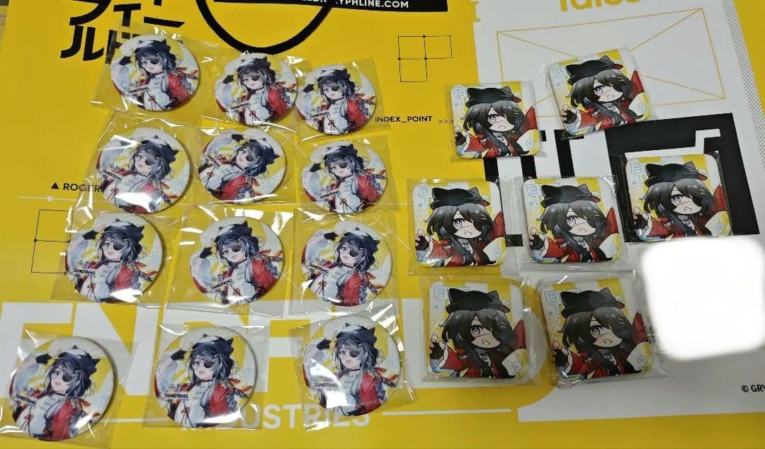 エンドフィールド タンタン 缶バッジ PU缶バッジ　20個セット＋オマケ付き