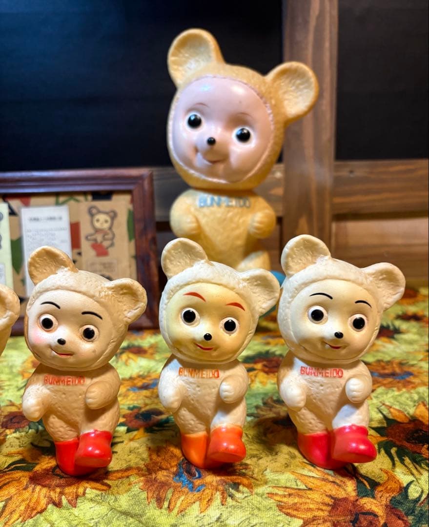 ★文明堂★カンカンベア★大1個★中5個★小2個★引換券2枚★熊★ソフビ★貯金箱★