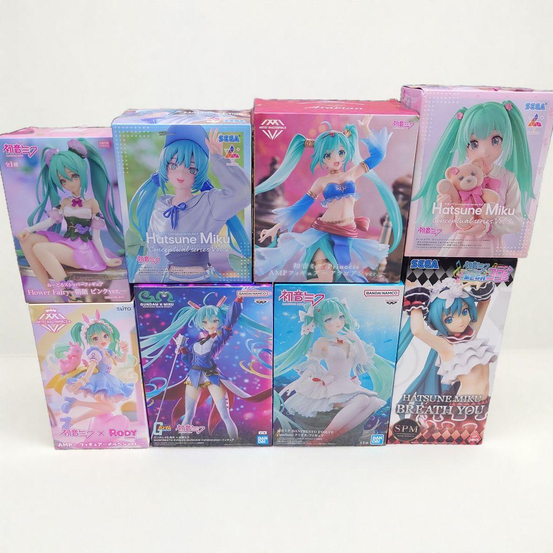 【未開封】 初音ミク　フィギュア　8点セット　まとめ売り　アミューズメント景品
