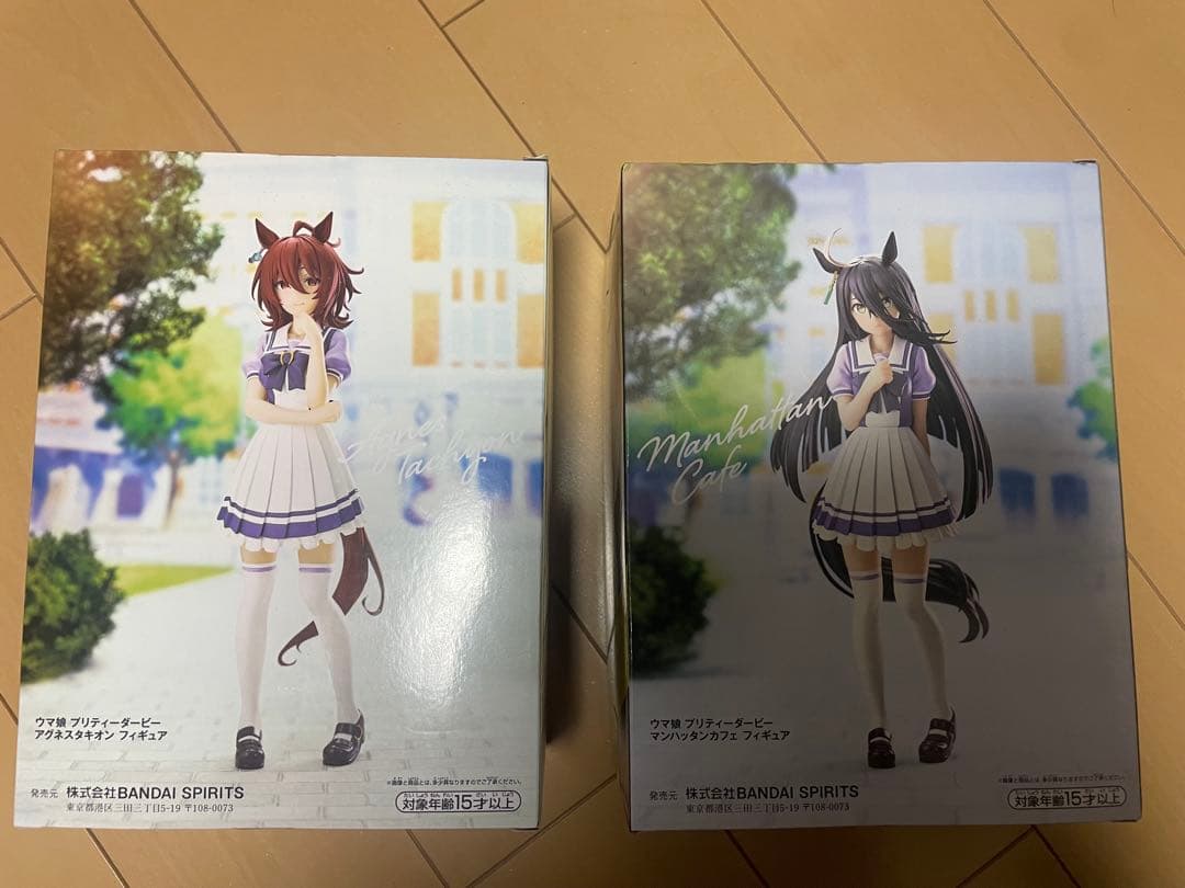 バンプレスト ウマ娘フィギュア アグネスタキオン マンハッタンカフェ 2体セット