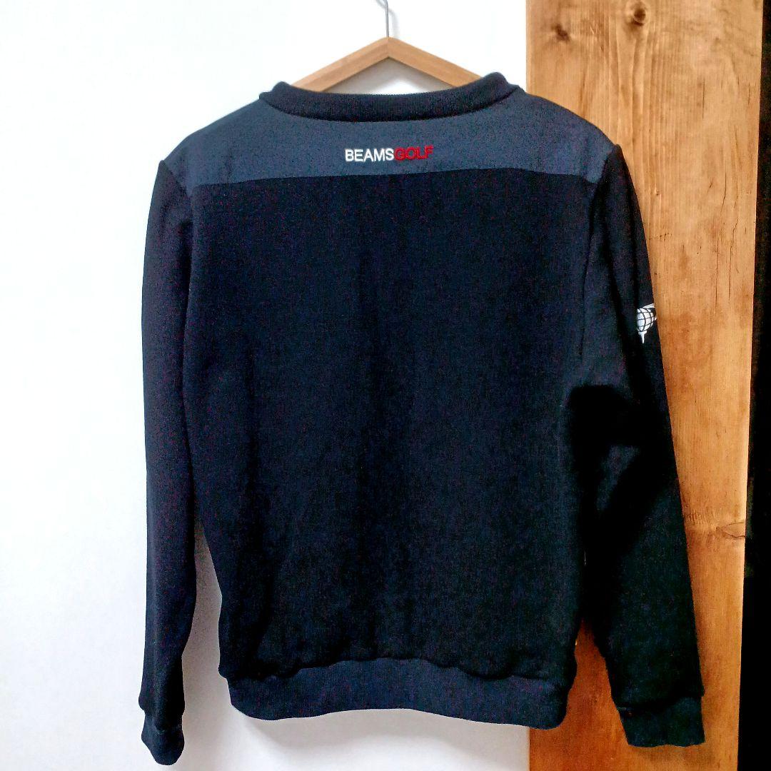 ビームスゴルフ　メンズ　裏ボアプルオーバー　スウェット　ネイビー　L　BEAMS