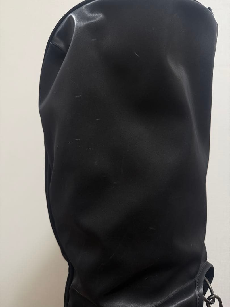 DESCENTE LUXE ゴルフバッグ 黒 合成皮革 黒　キャディバッグ