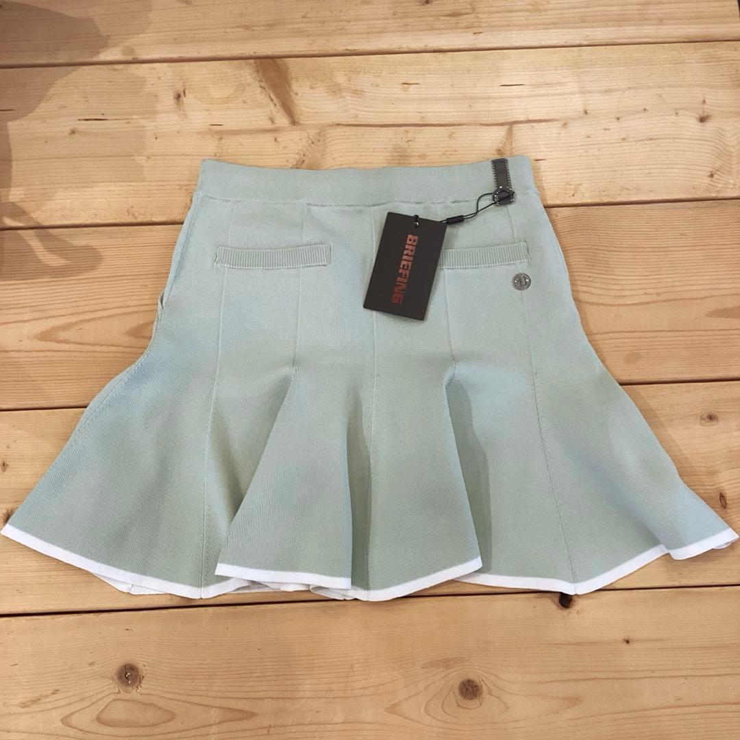 新品　BRIEFING WR BI-COLOR FLARE KNIT SKIRT