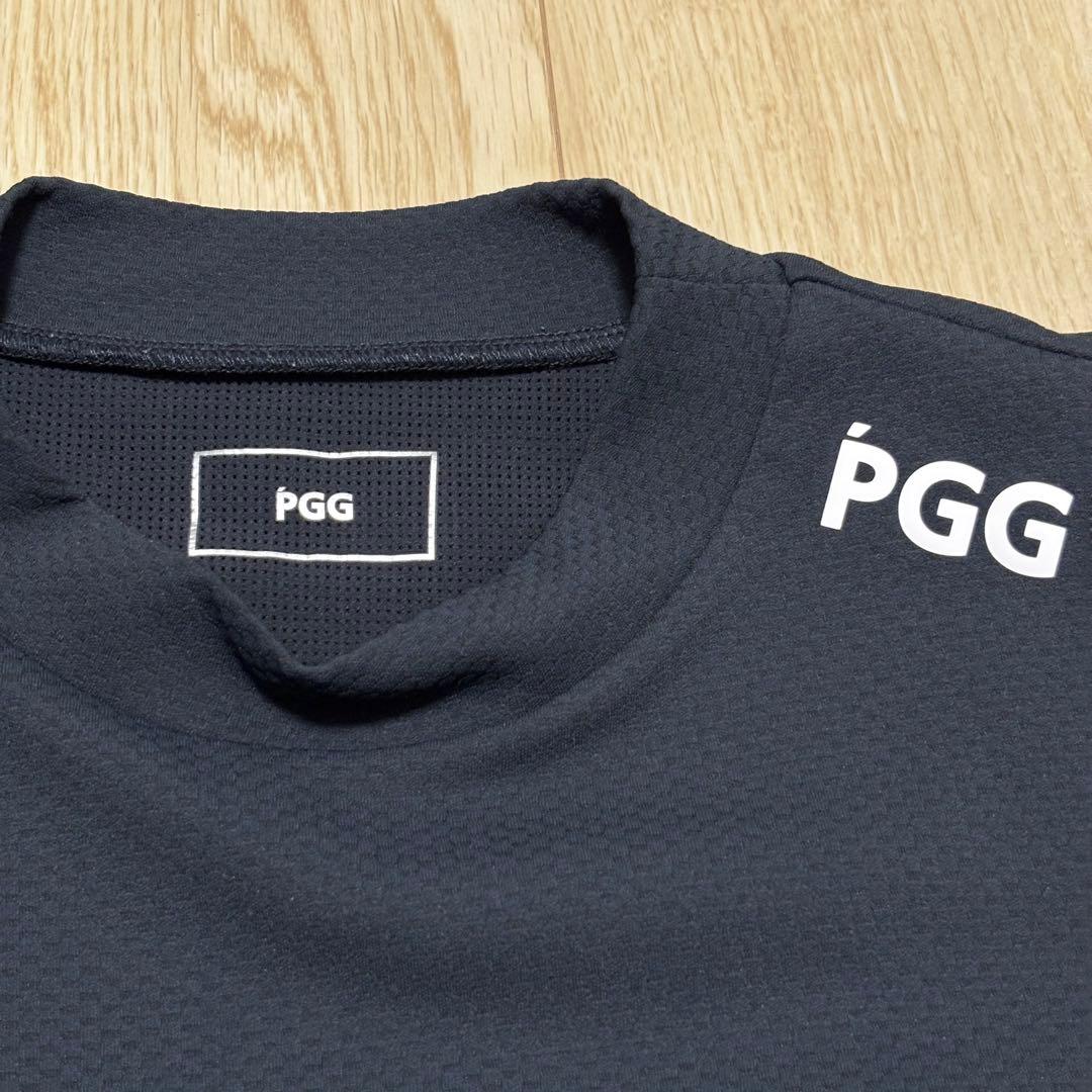 【美品】PGG パーリーゲイツ ハイネックノースリーブワンピース 黒 0