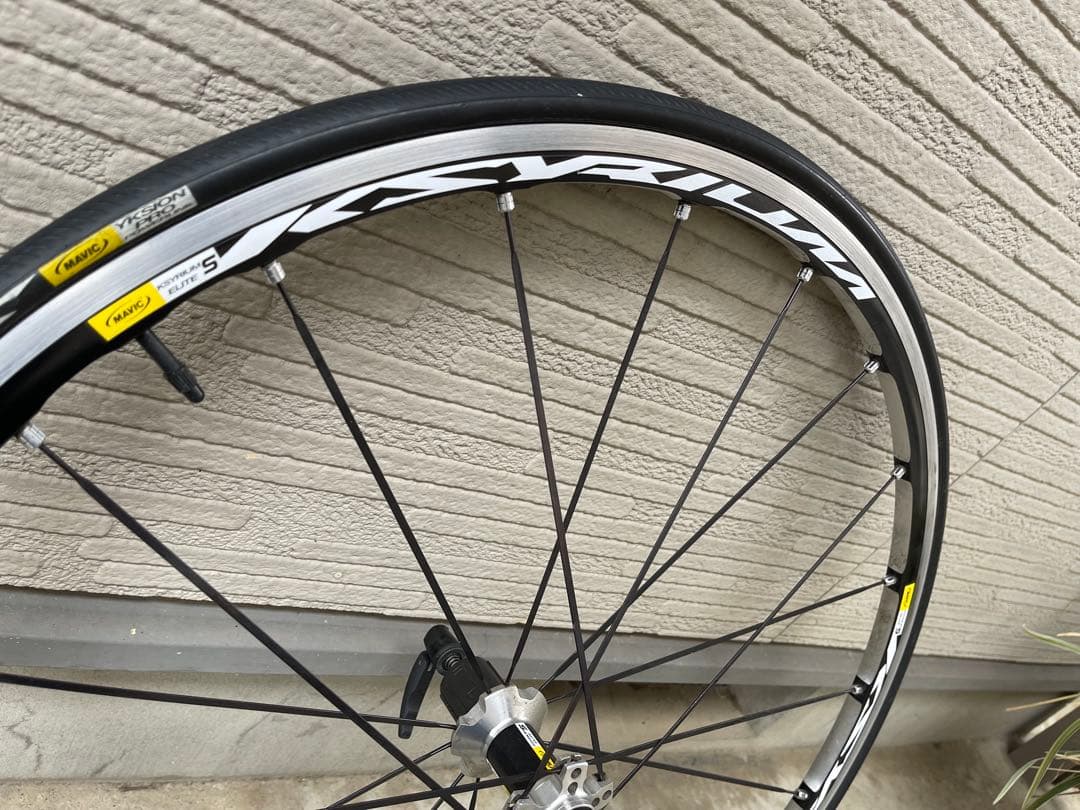 【美品】MAVIC キシリウムエリートSクリンチャー（シマノハブ）