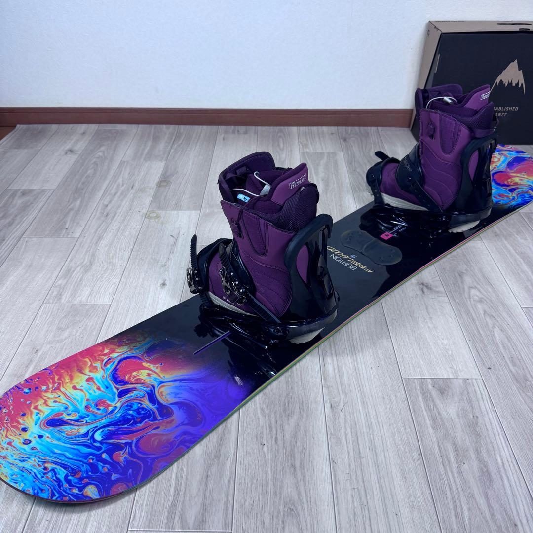BURTON FEELGOOD 144cmレディース三点セット