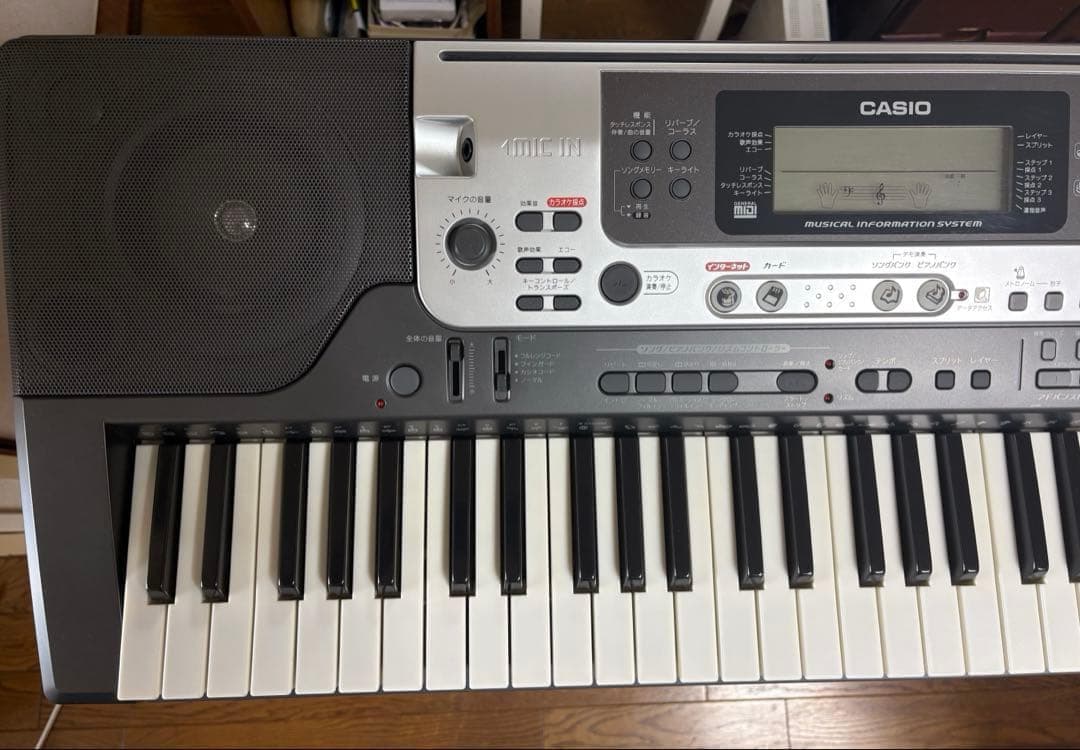 CASIO LK301BB 光ナビゲーション 電子キーボード