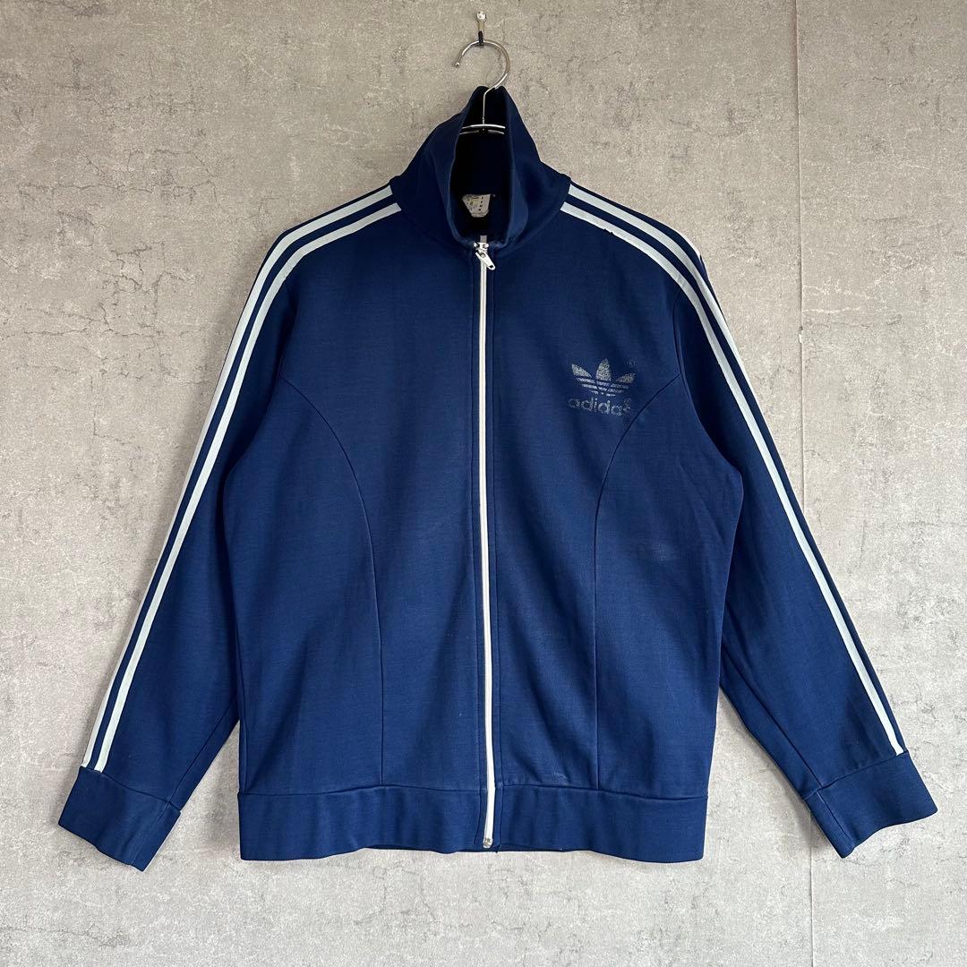80s 90s 万国旗　adidas ジャージ　トラックジャケット
