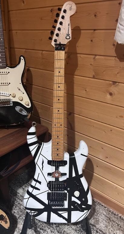 EVH -白黒フランケン ESP製kramer Focus3000ボディレストア