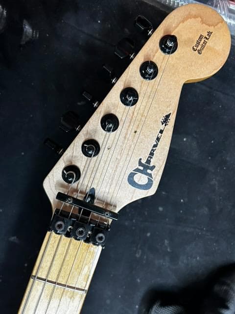 EVH -白黒フランケン ESP製kramer Focus3000ボディレストア