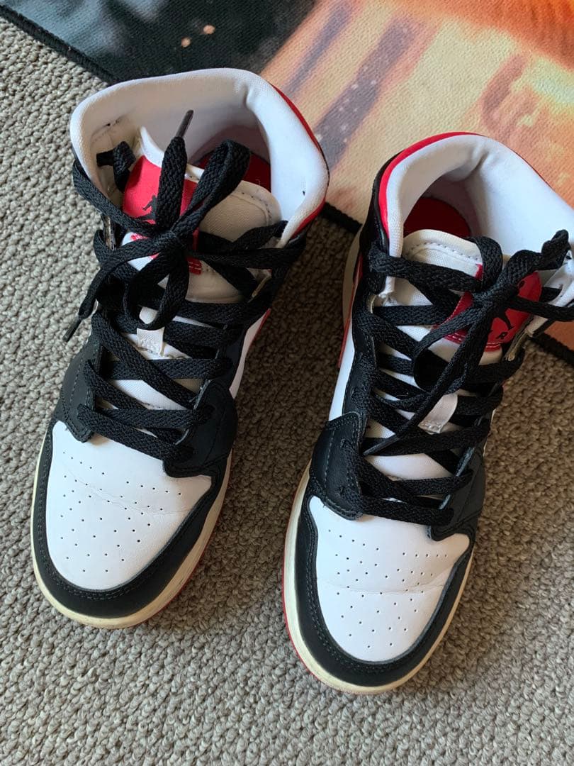 Air Jordan ハイカットスニーカー ホワイト/ブラック/レッド