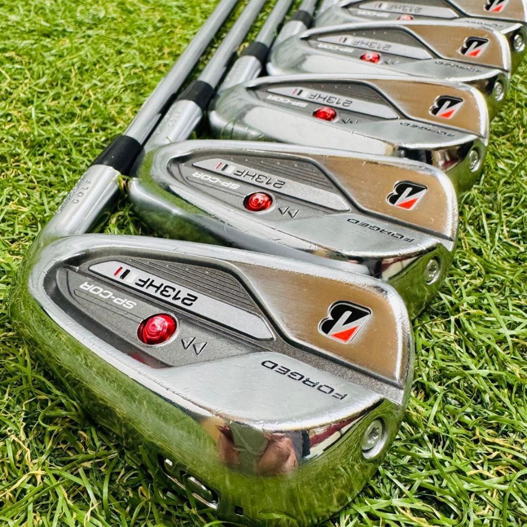 【良品】初級者 ブリヂストン 213HF メンズアイアンセット 5本 S