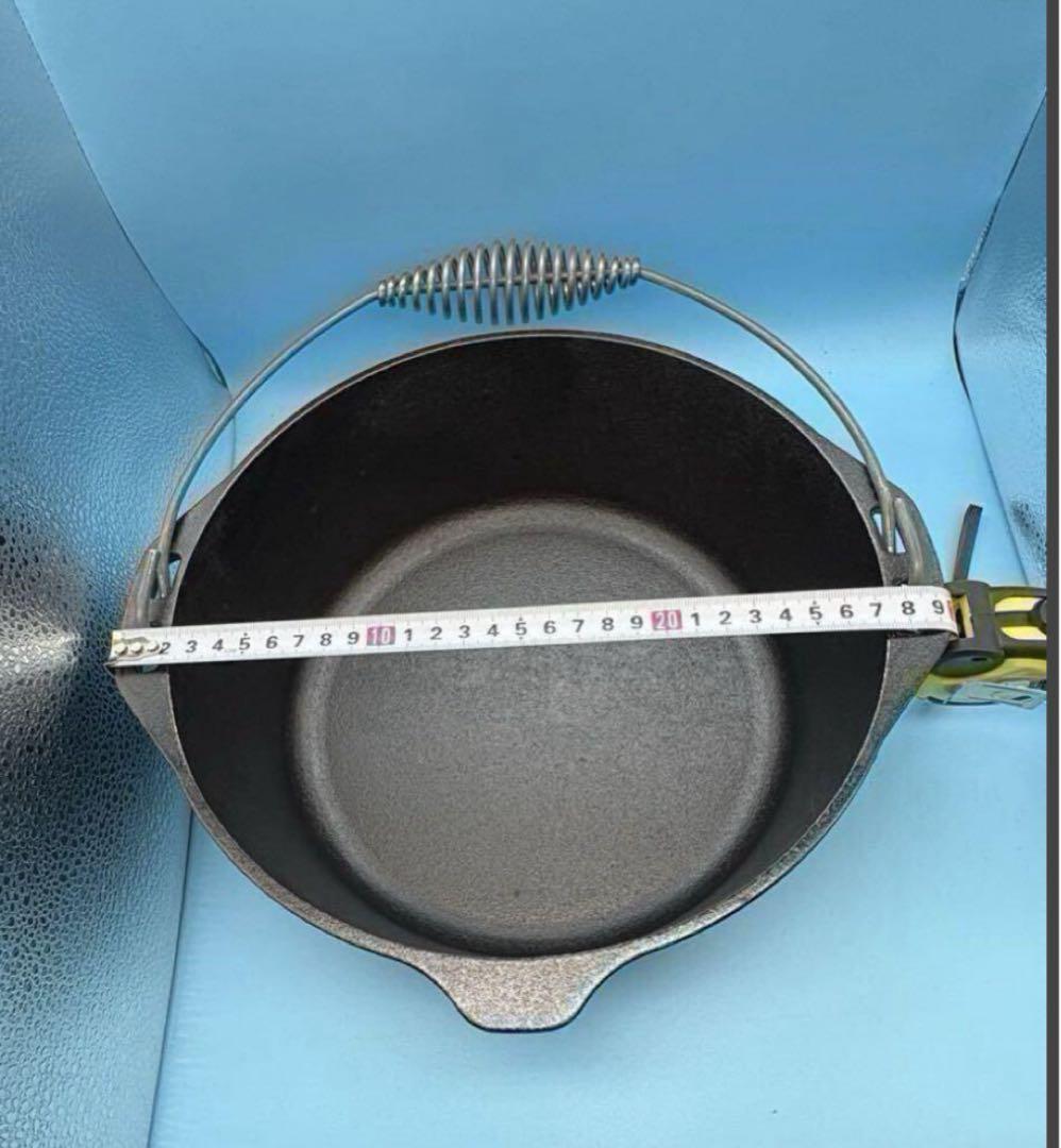 LODGE ロジック 鋳鉄鍋 26cm エンボス加工蓋付き 未使用で