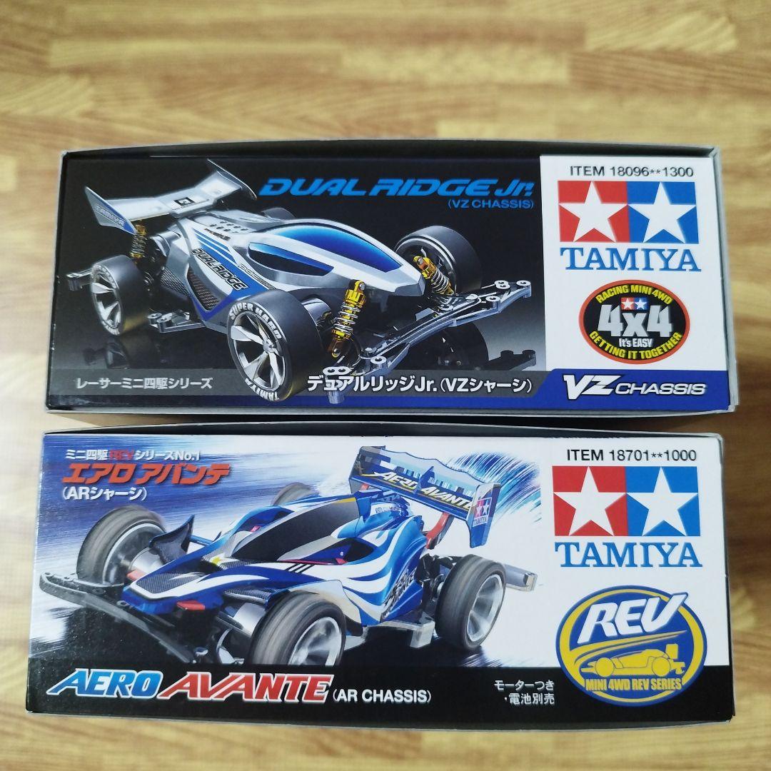ミニ四駆＜AERO AVANTE＞＜DUAL RIDGE Jr.＞タミヤコラボ
