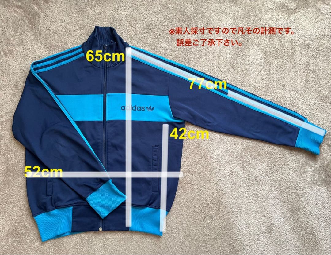 adidas アディダス トラックジャケット ネイビー ブルー Ｍ ジャージ