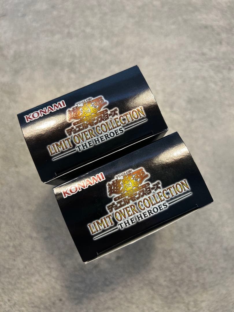 遊戯王 リミットオーバーコレクション 2BOX シュリンクなし「封入率一致」
