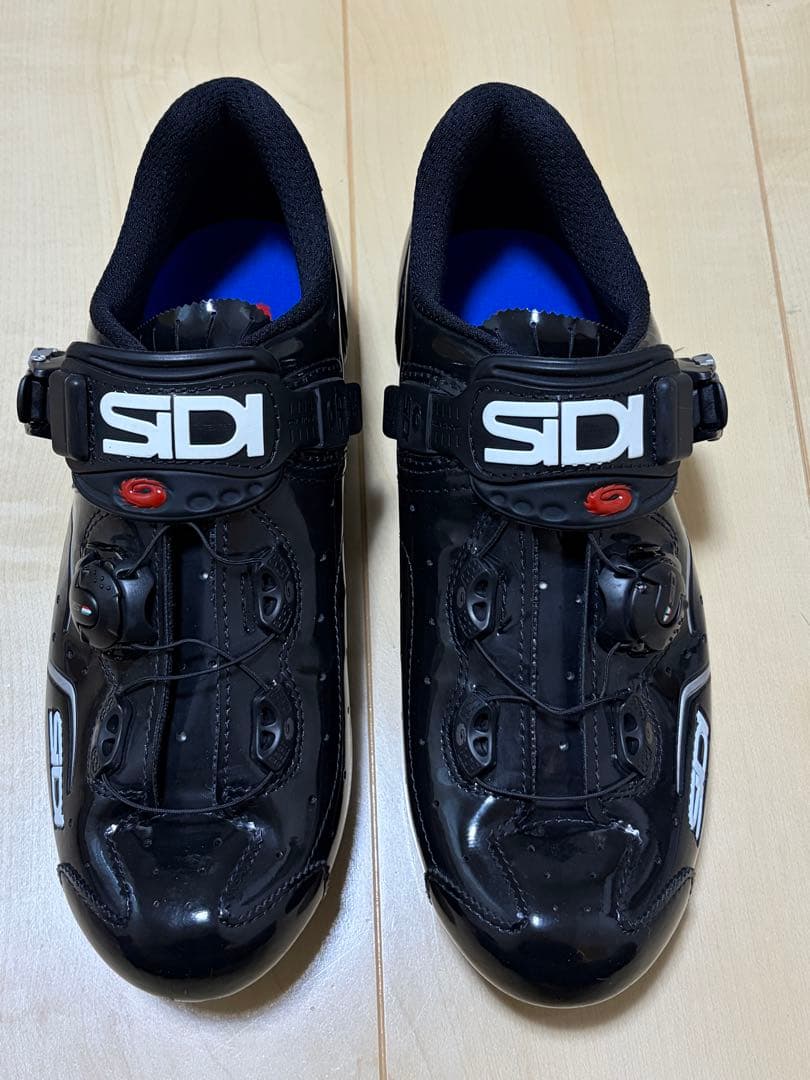 SIDI KAOS ブラック エナメル (ロードバイクシューズ) カーボンソール