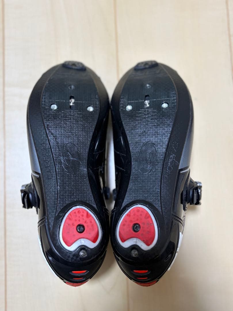 SIDI KAOS ブラック エナメル (ロードバイクシューズ) カーボンソール