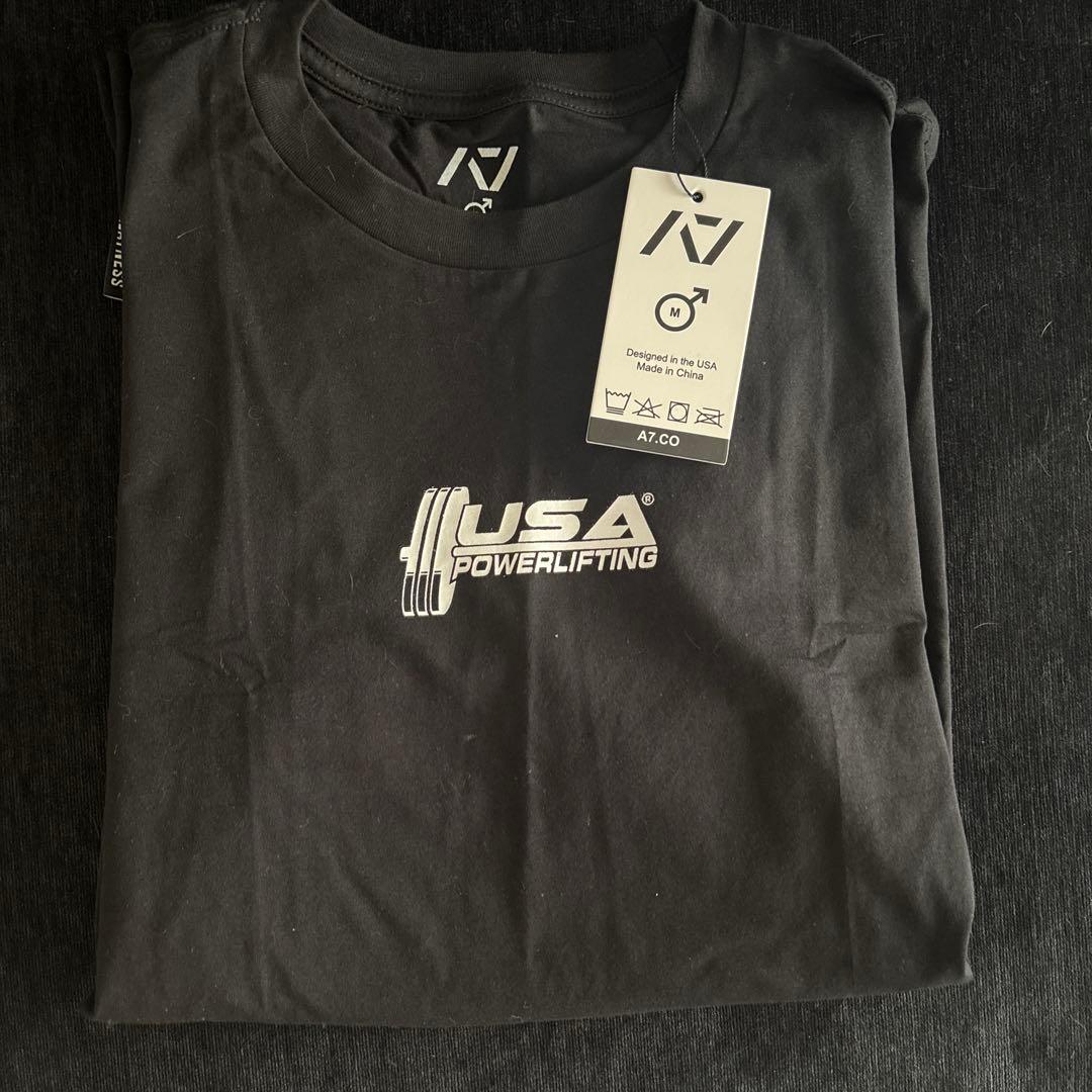 ウエイトトレーニング A7 USAPL POWERLIFTING TRUE-FIT SHIRT