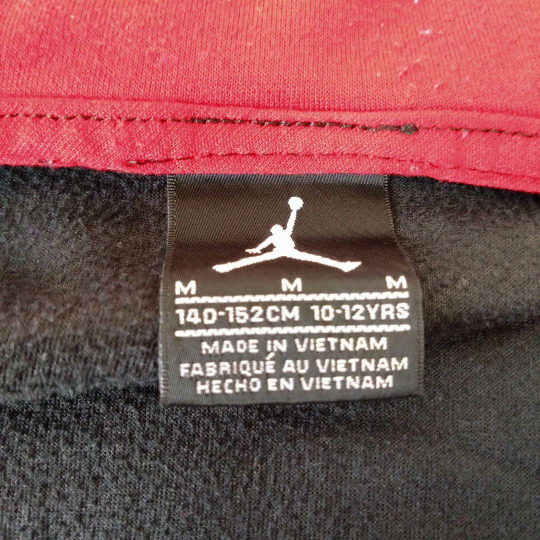 Jordan ベルベットフリースジップアップパーカーレディースM