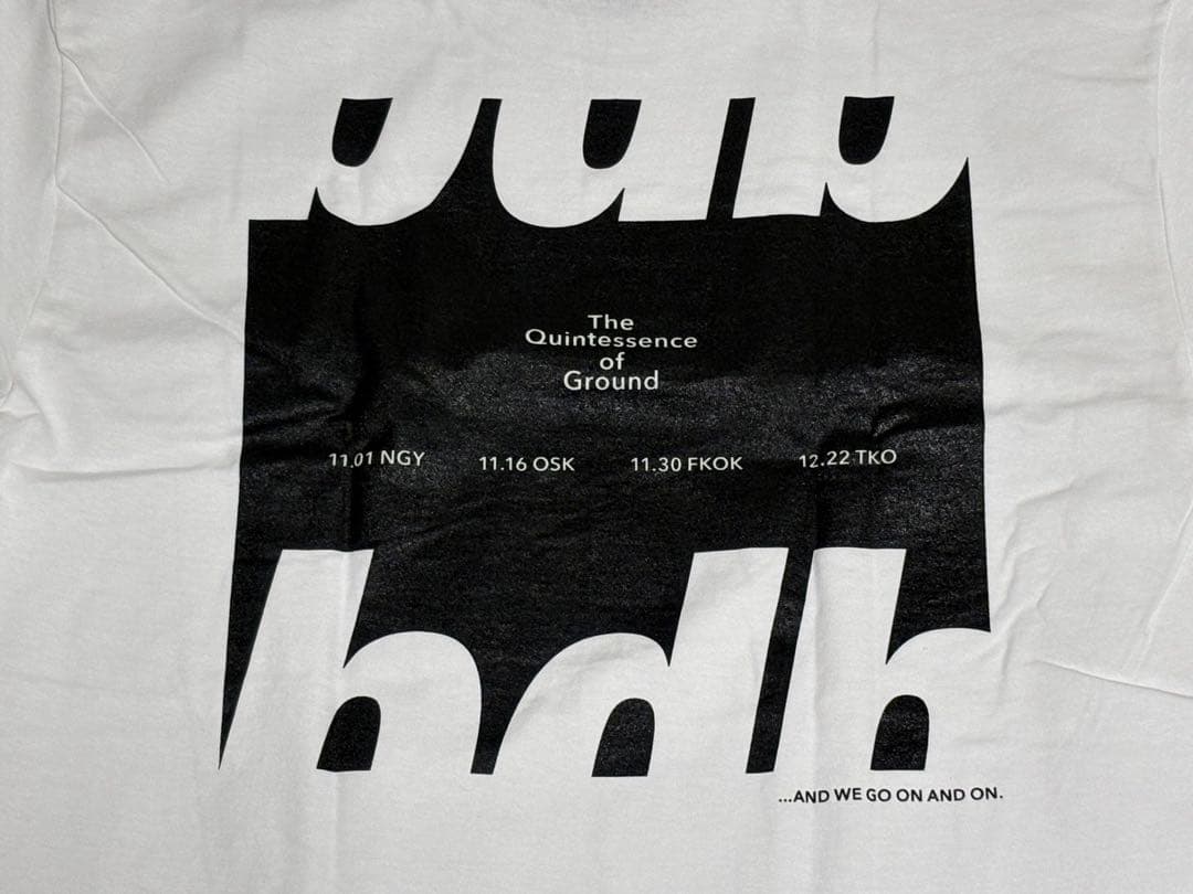 新品　BACK DROP BOMB Tour 2019Tシャツバックドロップボム