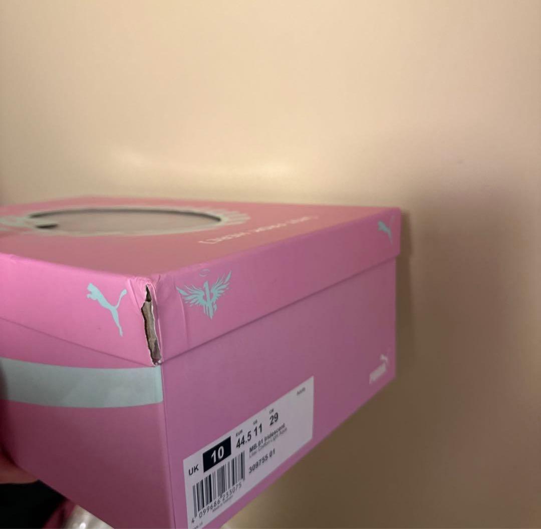 シューズ(男性用) Puma MB.01 Iridescent \"Lilac\" 29cm