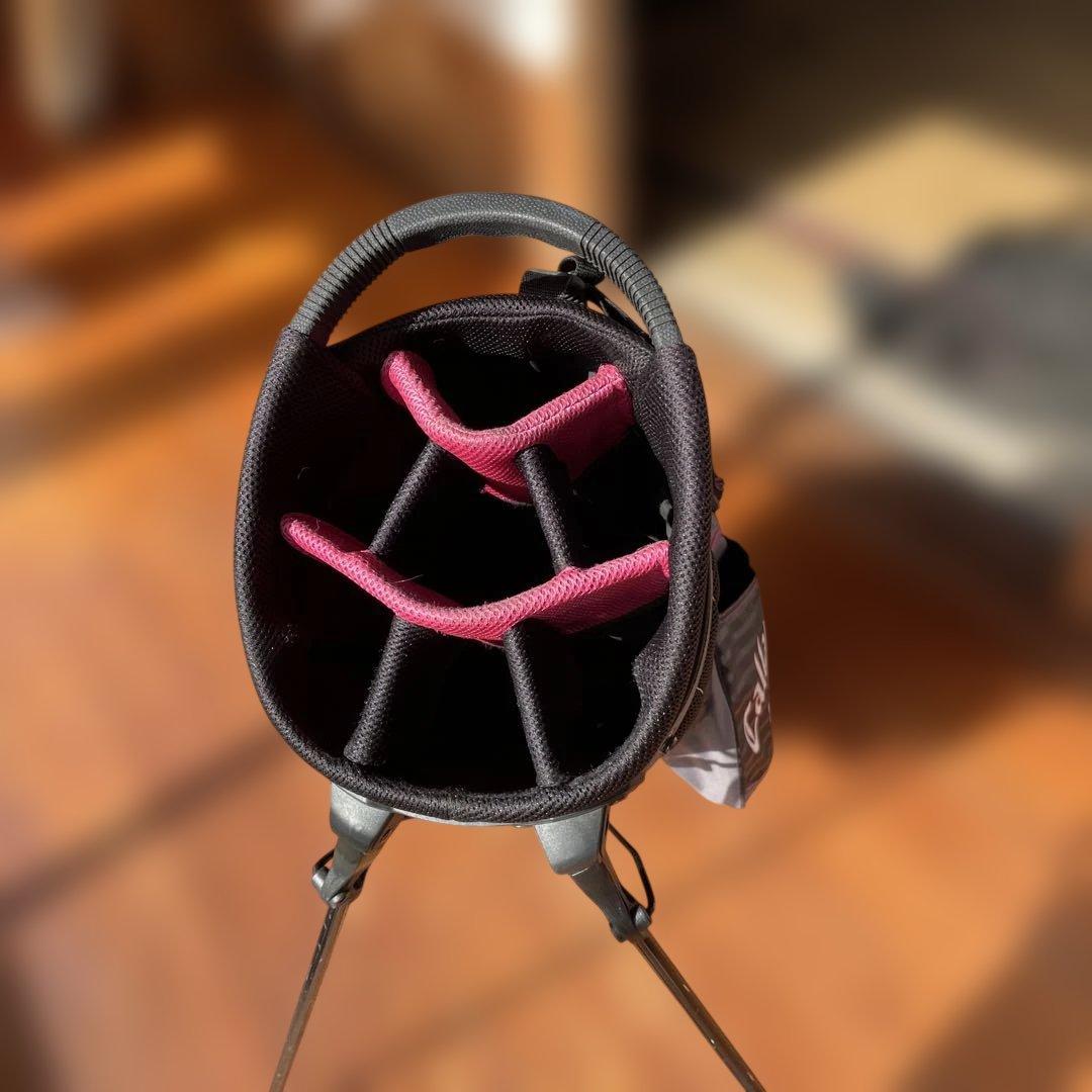 Callaway CHEV キャディバッグ グレー/ピンク