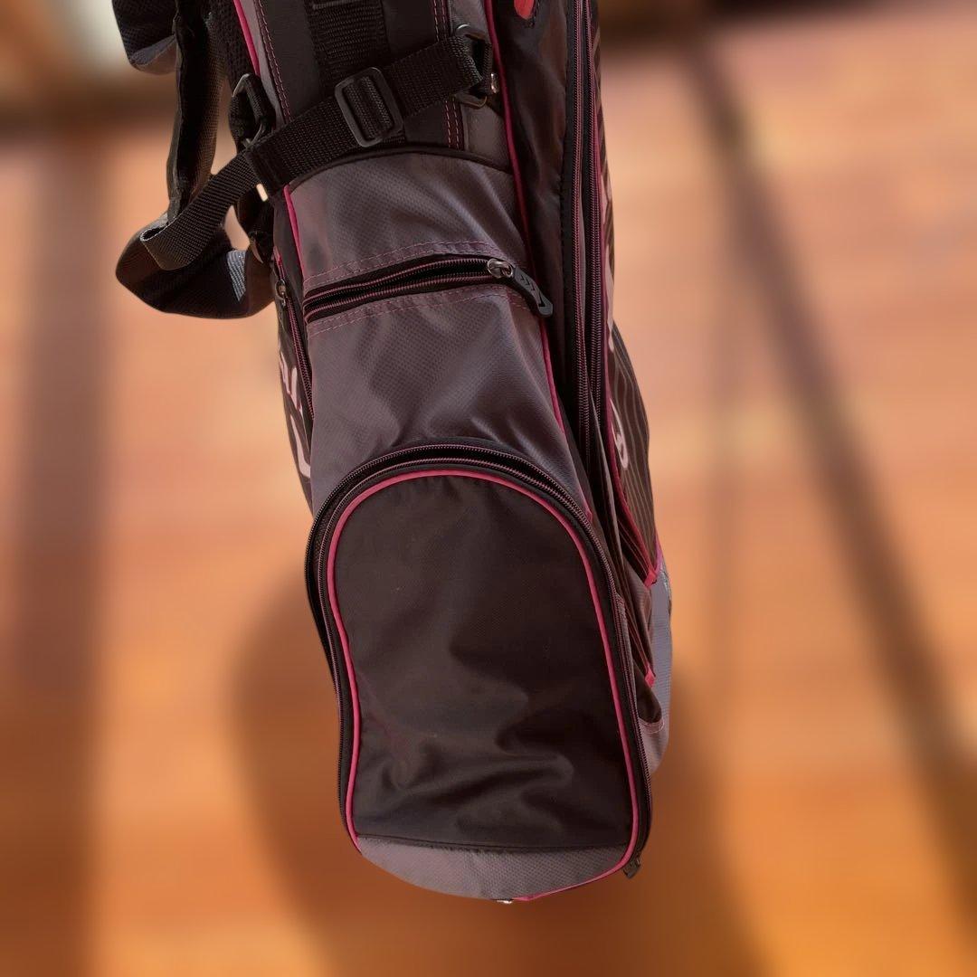 Callaway CHEV キャディバッグ グレー/ピンク