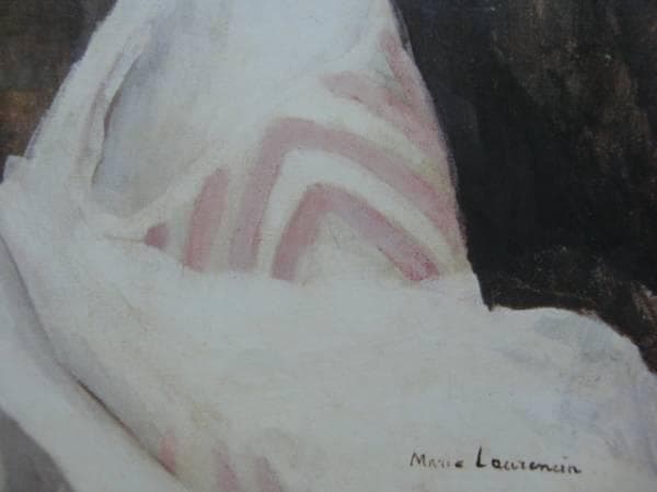 MARIE　LAURENCIN 、マリー・ローランサン、先のとがった帽子の自画像