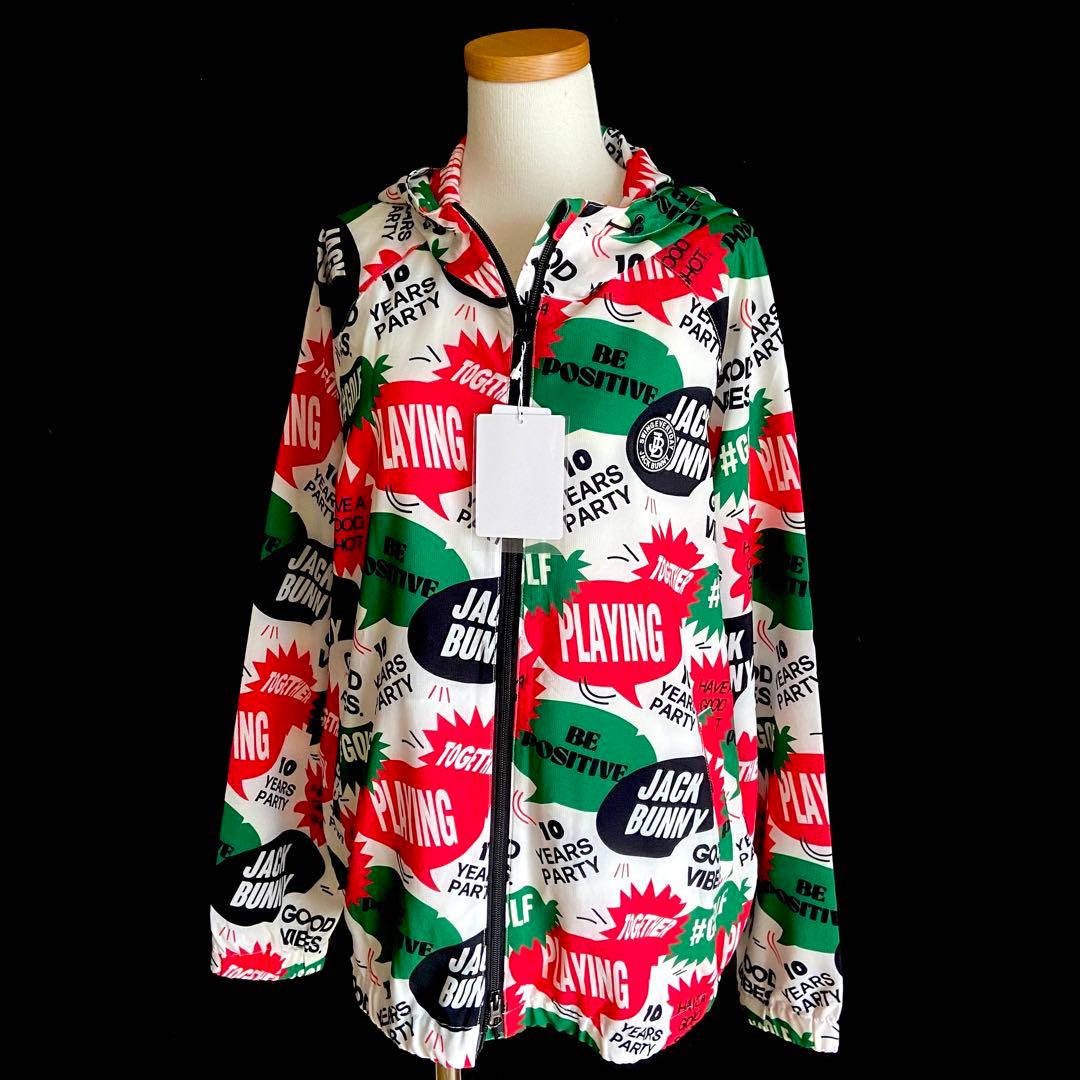 ジャックバニー パーリーゲイツ フルジップ ジャケット マルチカラー Lサイズ