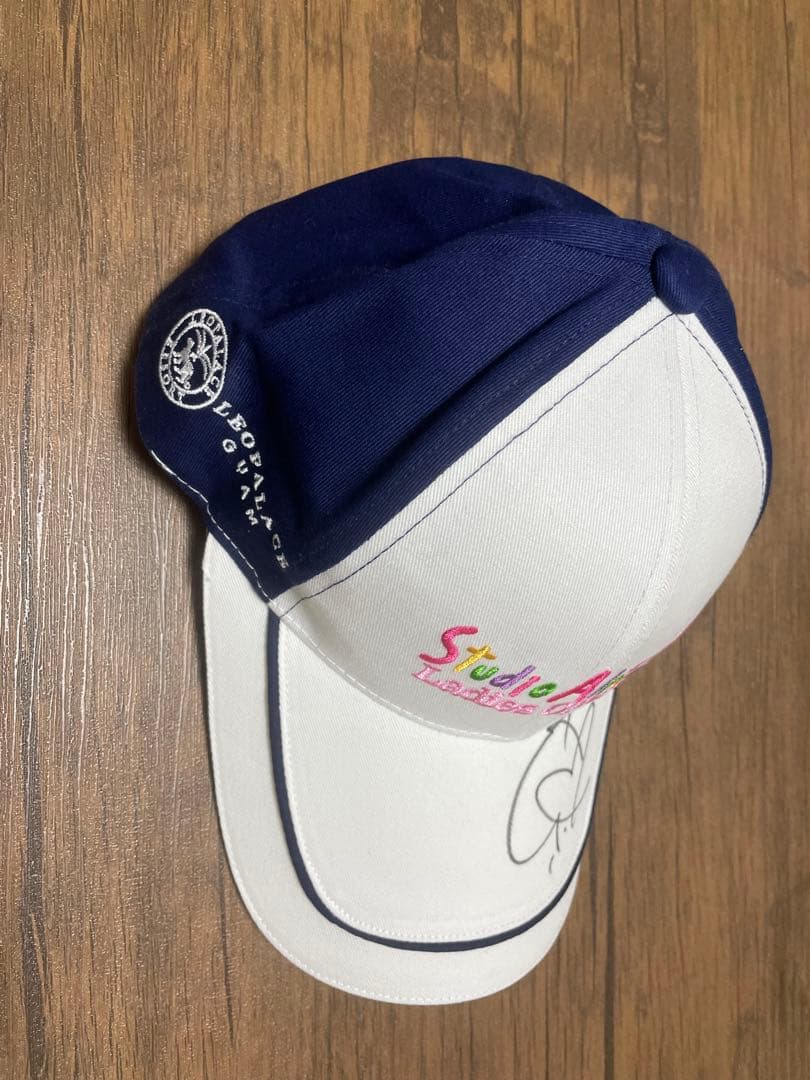 河本結プロ直筆サイン入りキャップ2セット