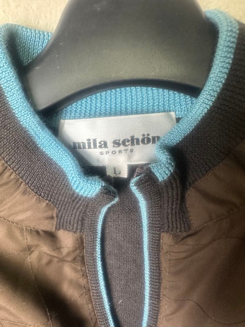 mila schön メンズ ベスト L ブラウン