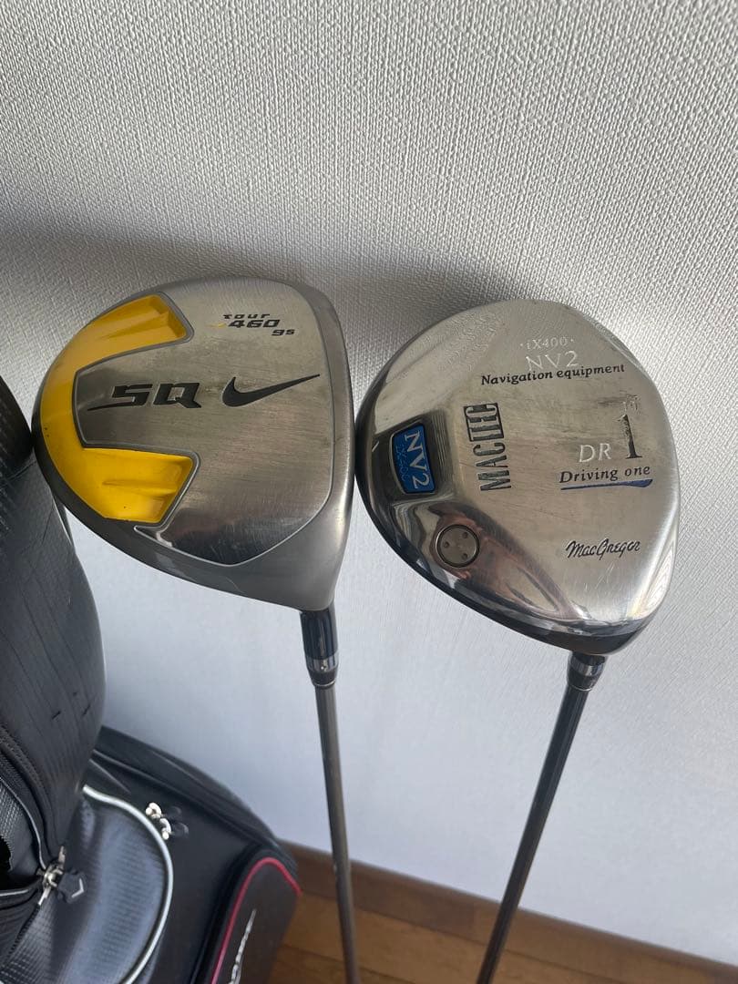 ゴルフバック　セット　ドライバー３本　ピンパター