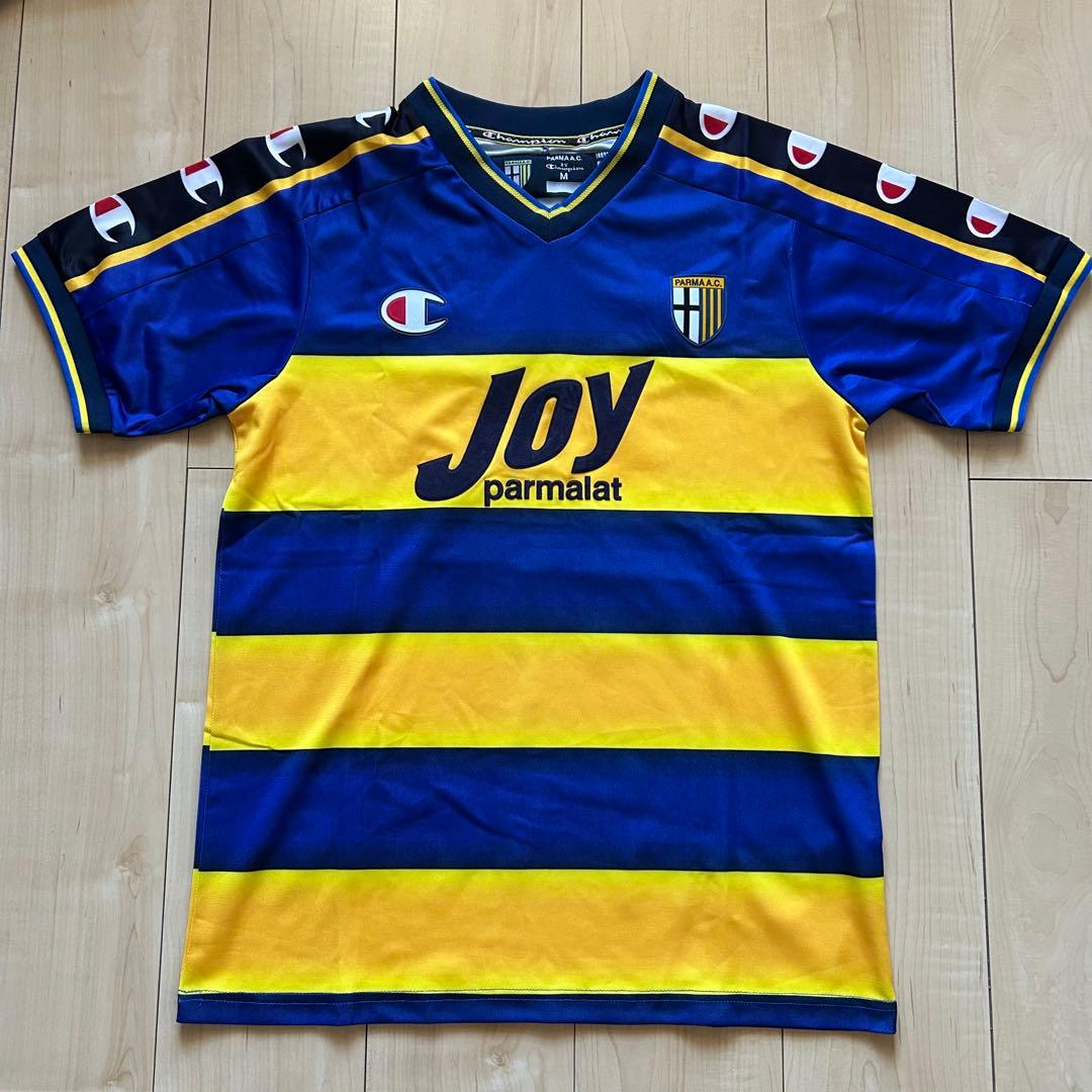 ビンテージ Champion サッカーシャツ L カンナヴァーロ パルマA.C.