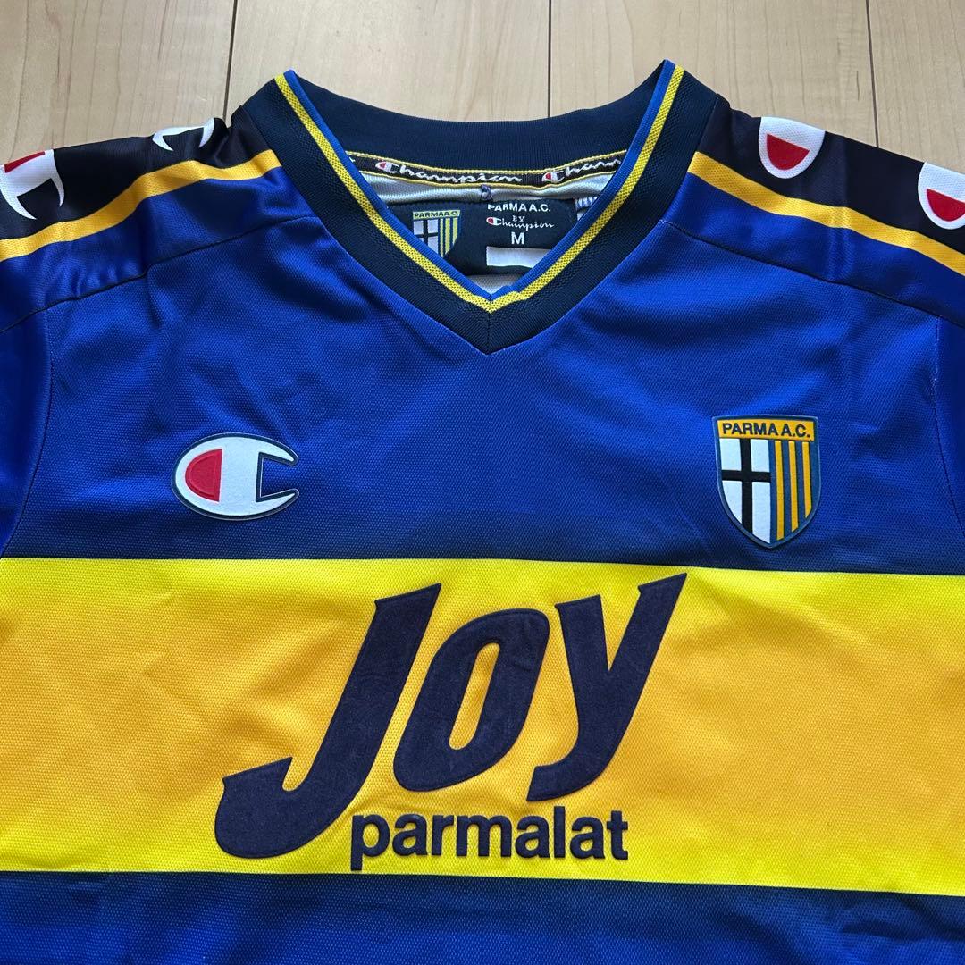 ビンテージ Champion サッカーシャツ L カンナヴァーロ パルマA.C.