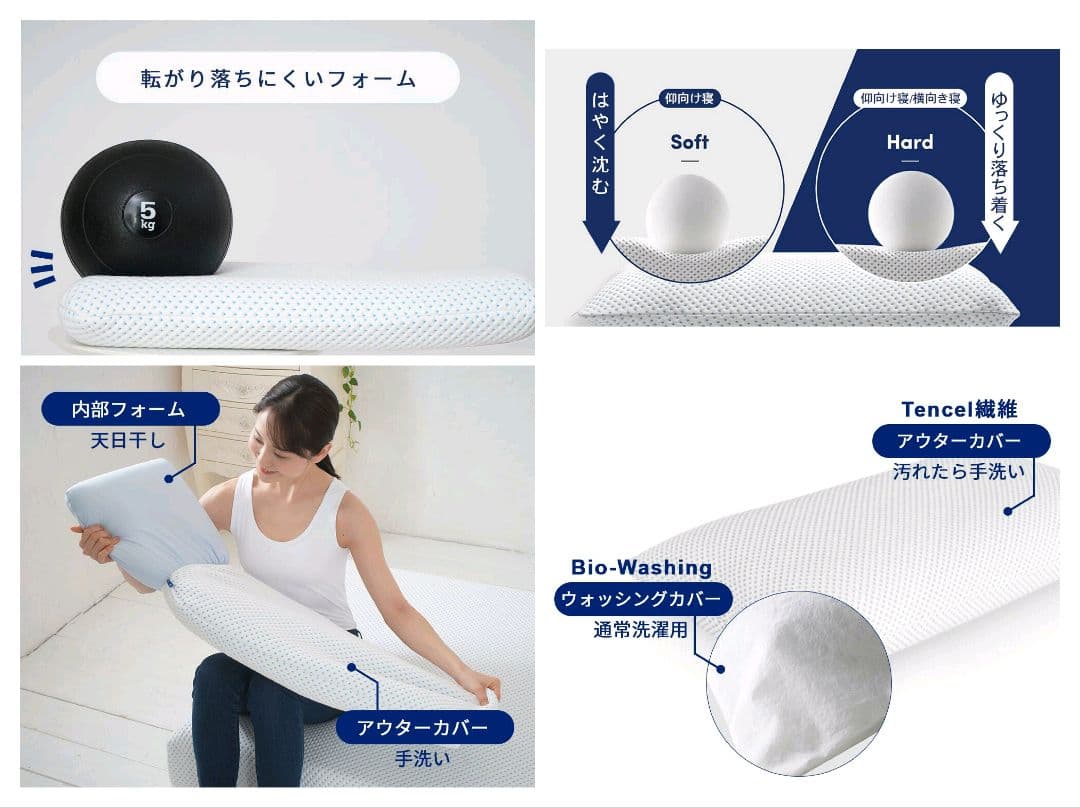 amerisleep　コンフォートクラシックメモリフォーム枕（ソフト）