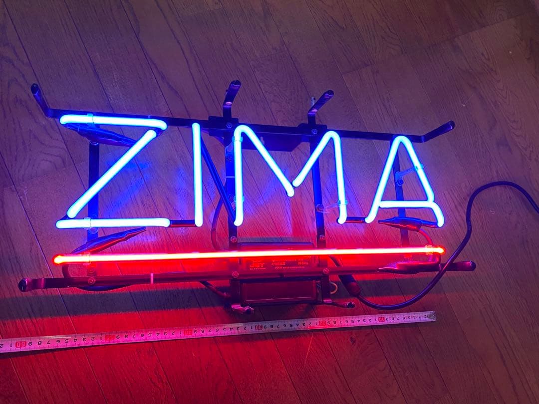 ZIMA ネオン看板 約60cm x 30cm