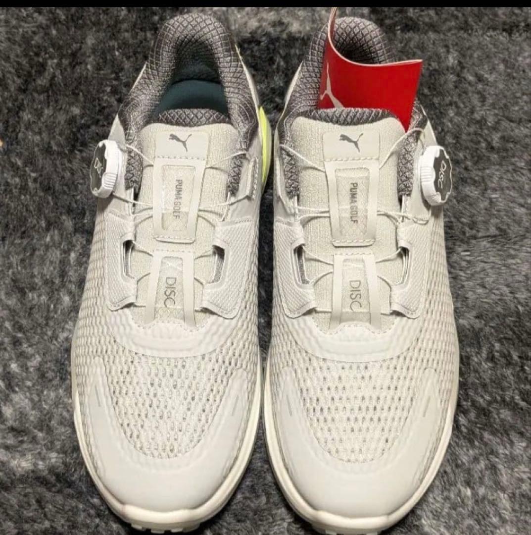 PUMAプーマシャドウキャットニトロディスクスパイクレスゴルフシューズ 25.5