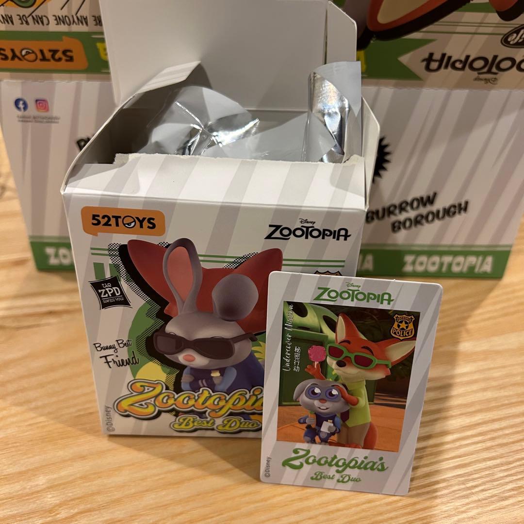 【新品】ズートピア　ベストパートナー 52toys ニック　ジュディ　全種セット