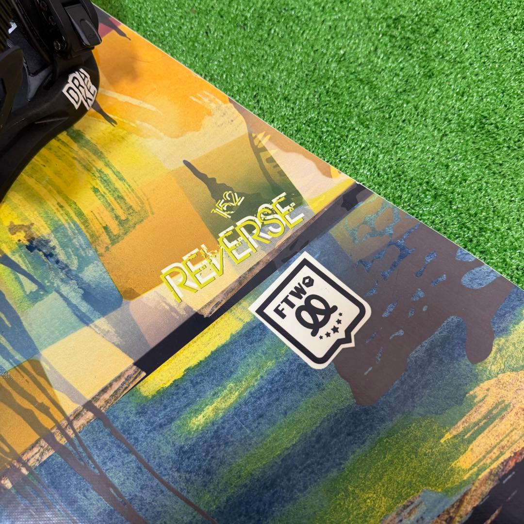 美品　FTWO REVERSE 152 DRAKE KING ビンディング　L