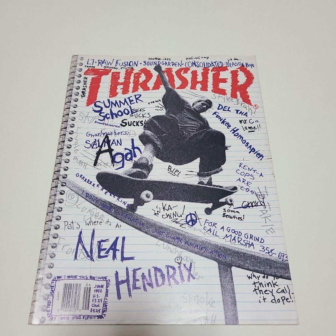 Thrasher magazine 1992 June スケートボード 雑誌